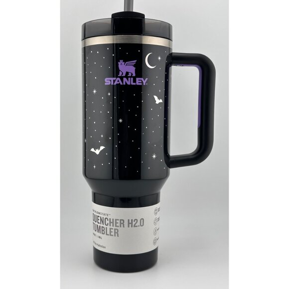 Stanley 40 Oz HALLOWEEN Tumbler Quencher, SPELLCAST BLACK, IN HAND TO SHIP - Picture 1 of 5